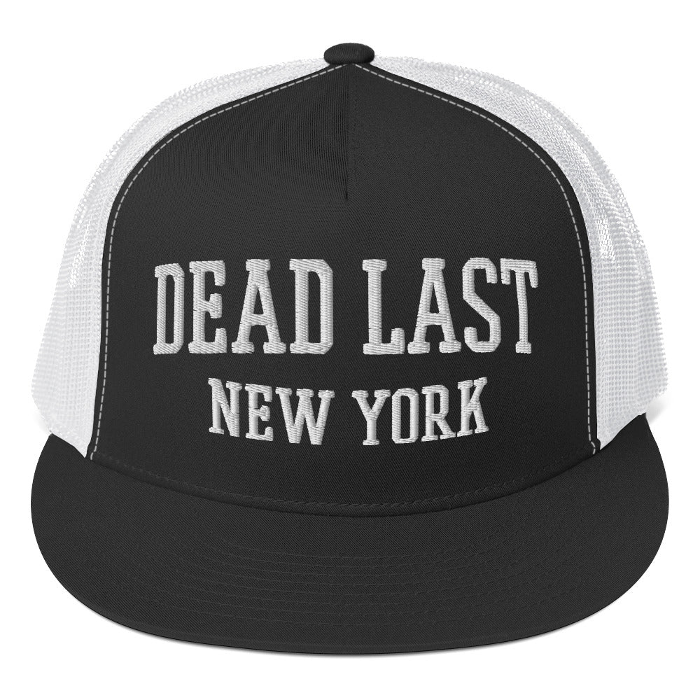Dead Last NY Flat Brim Trucker Hat